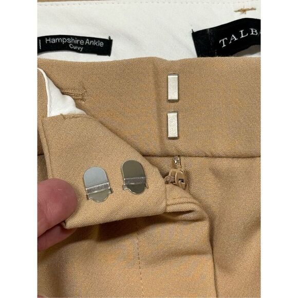 B30 - Talbots Hampshire Straight Leg Ankle Curvy Size 16 Curvy Petite NWT - Picture 12 of 12